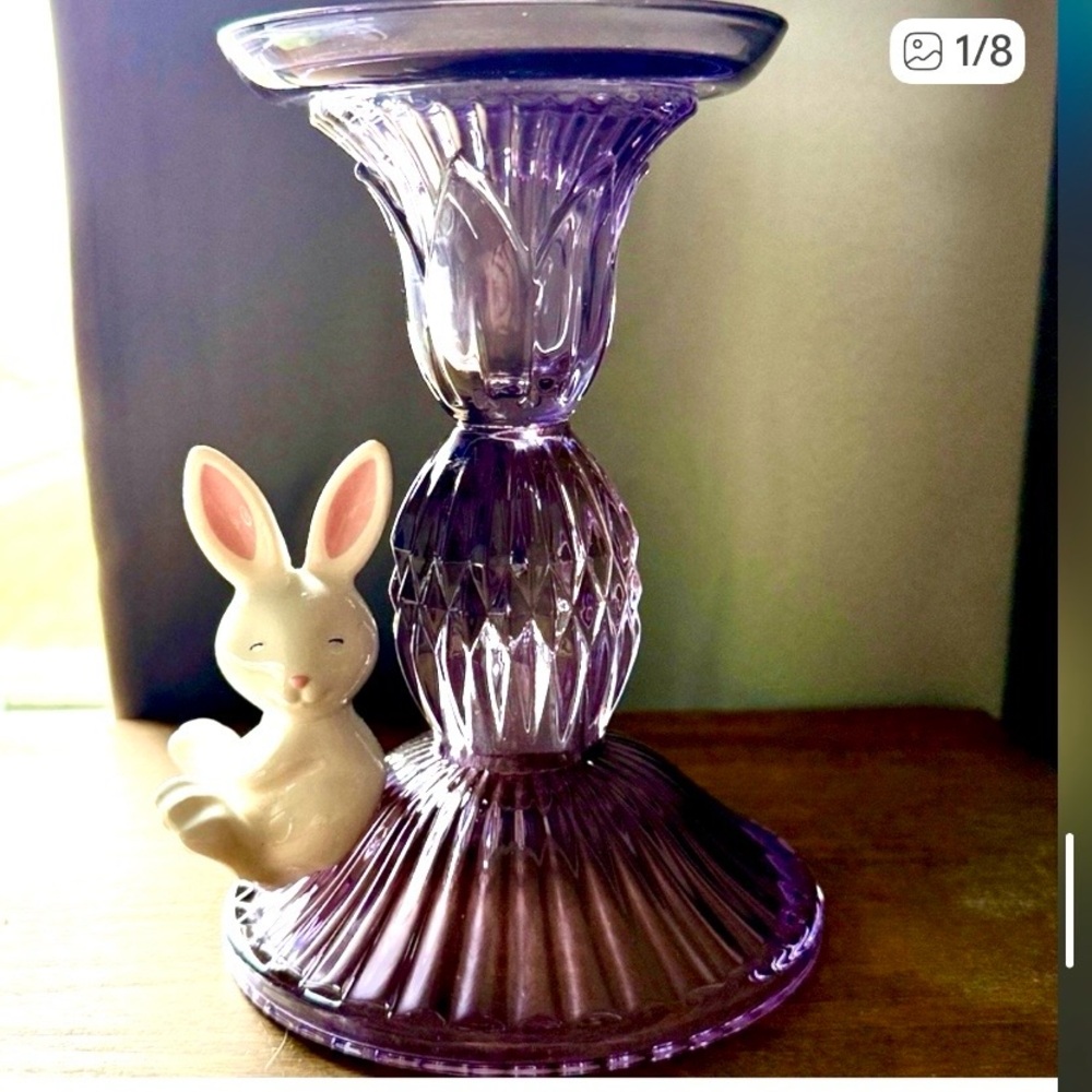 Bath & Body Works Single Wick Candle Holder & 1 Sweet Carrot Cake 1 wick candle
